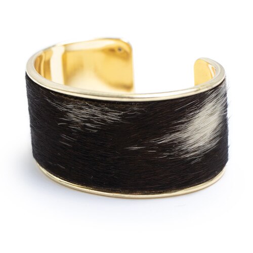Hair on Hide Cuff